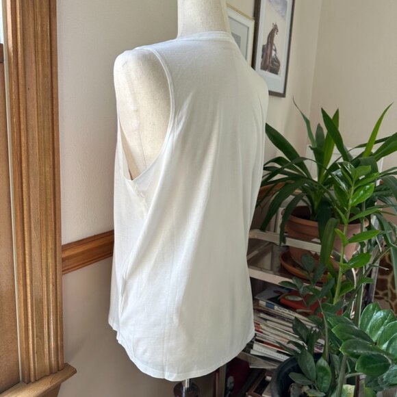 Spiritual Gangster Womens Muscle Tank, LOVE MORE, White, XL, EUC - Picture 5 of 10